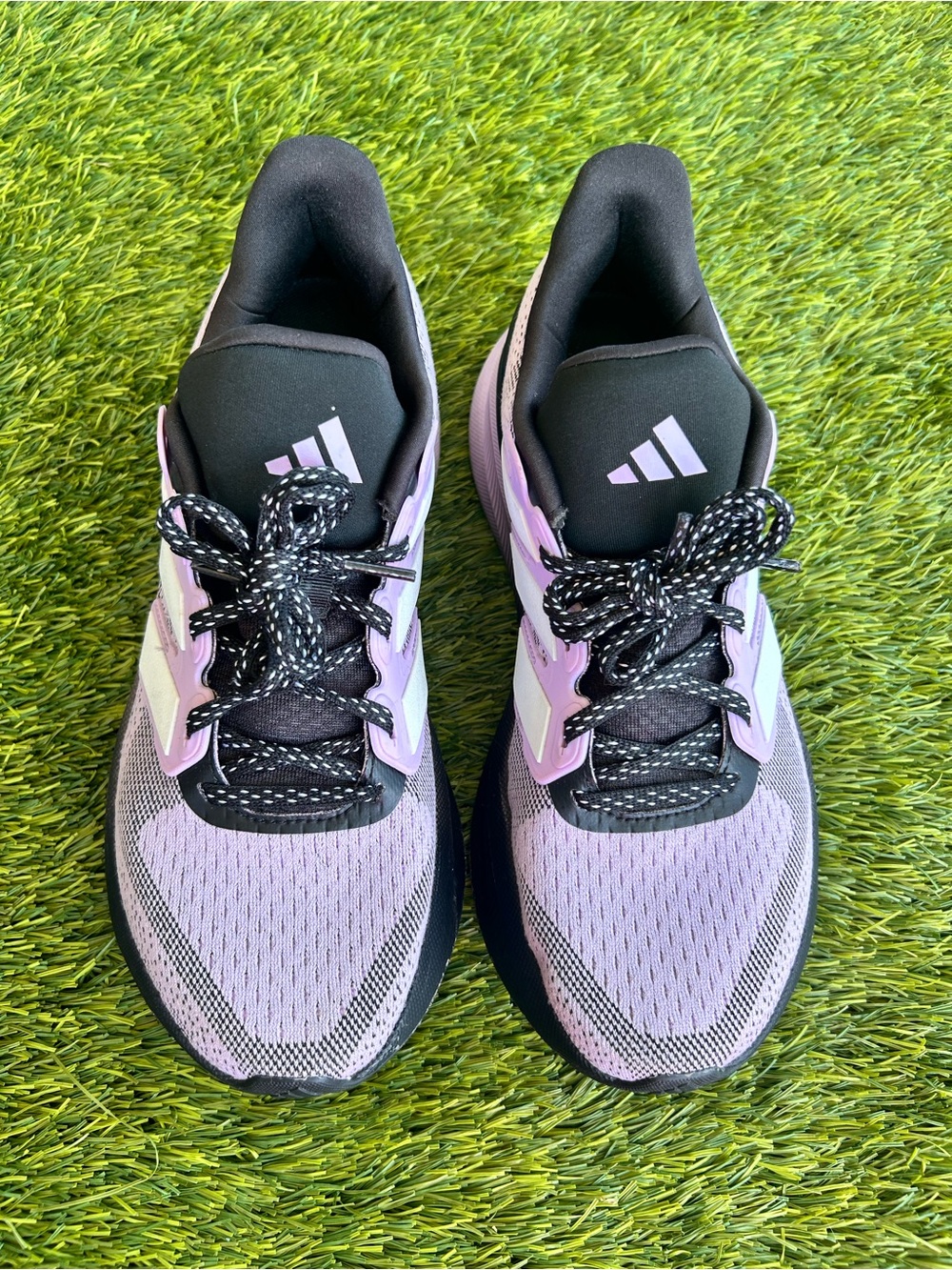 Ortholite adidas Women's Lavender and Black Athletic Running Shoes - Picture 1 of 8